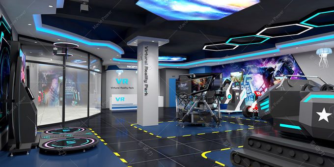 Simulatore interattivo della macchina del gioco di realtà virtuale 9d per il campo da giuoco dell'interno 0
