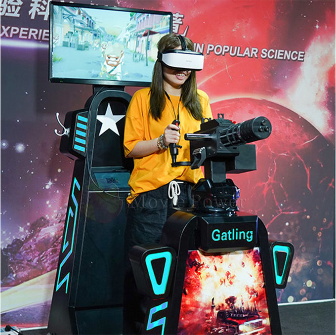 Virtual Reality Gatling Gun Game 9d Vr Shooting Simulator Zombie Arcade Machine 3