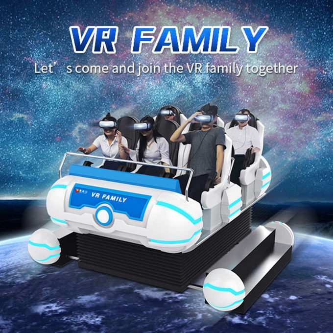 Simulatore della macchina del cinema di realtà virtuale della famiglia 9d dei sedili dell'attrezzatura 6 di idee di piccola impresa 0