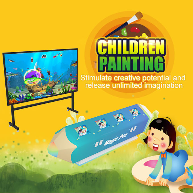 Pittura interattiva del sistema di proiezione del gioco dell'AR dei bambini dell'attrezzatura del parco a tema 0