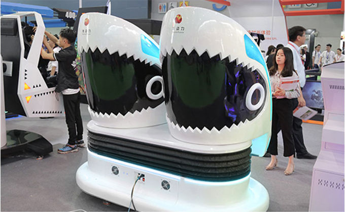 Parco a tema 9D VR Egg Chair Simulator VR Shark Motion Cinema 2 posti 2