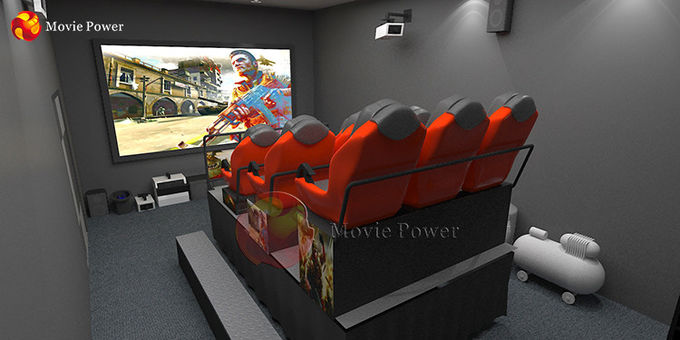 Attrezzatura su ordinazione del simulatore del teatro del cinema di effetti speciali interattivi dell'interno commerciali 5d 7d 9d VR 0